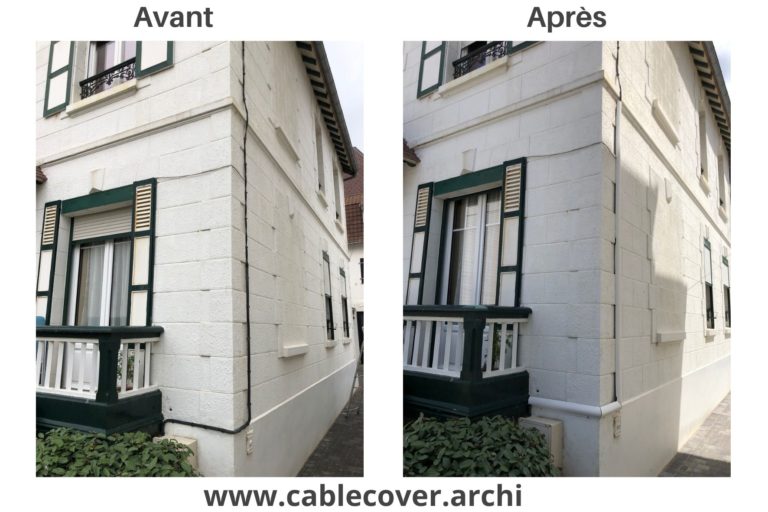 Cable Cover sur façade
