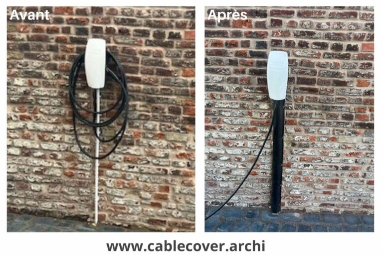 Cable cover remplace les tubes IRO ou IRL sur une façade extérieure