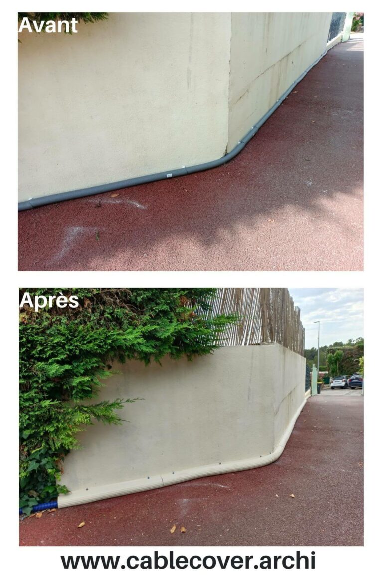 Cache Câbles pour tuyau